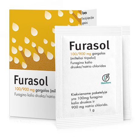 Gydyk infekciją ir užkirsk jai kelią su Furasol